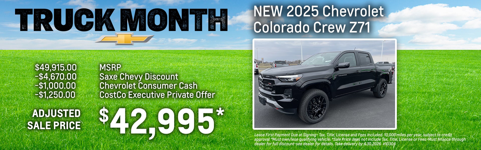 New 2025 Chevy Colorado Crew