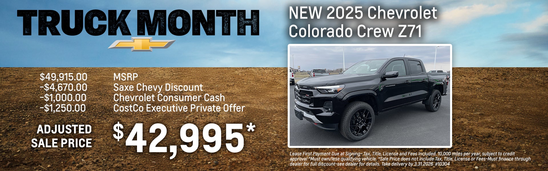 New 2025 Chevy Colorado Crew Z71