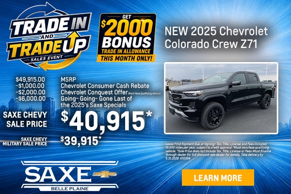 New 2025 Chevy Colorado Crew Z71
