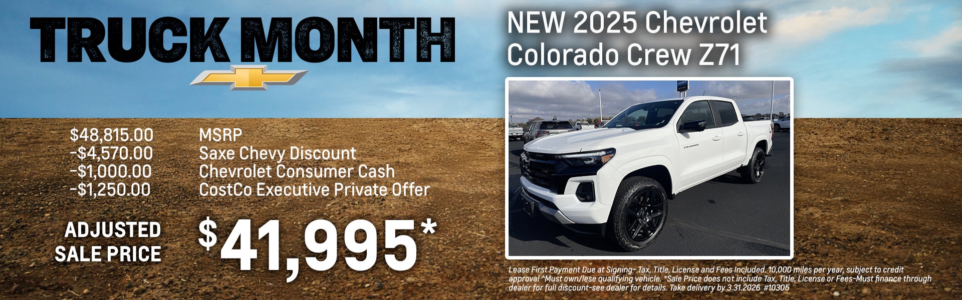 New 2025 Chevy Colorado Z71