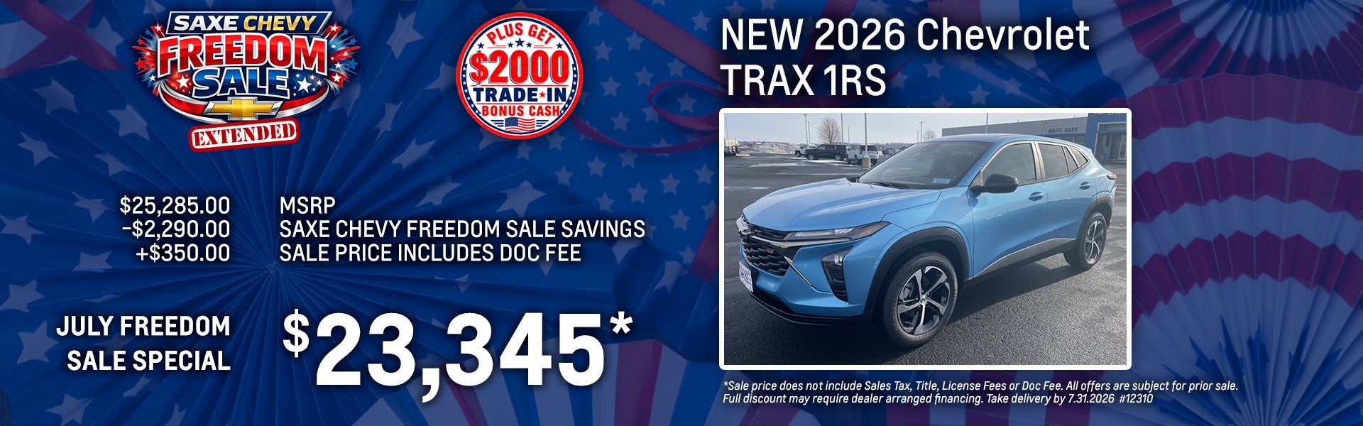 New 2026 Chevy Trax