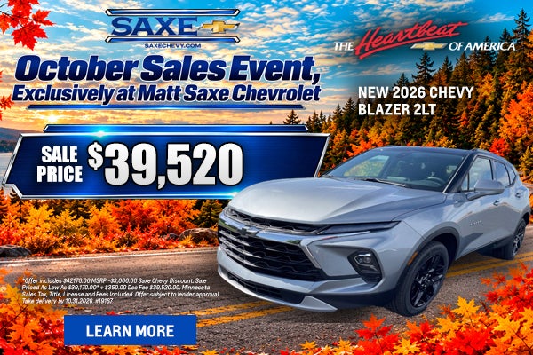 New 2026 Chevy Blazer