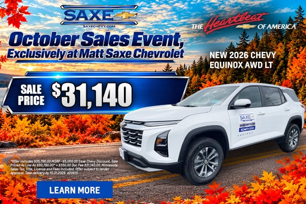 New 2026 Chevy Equinox AWD