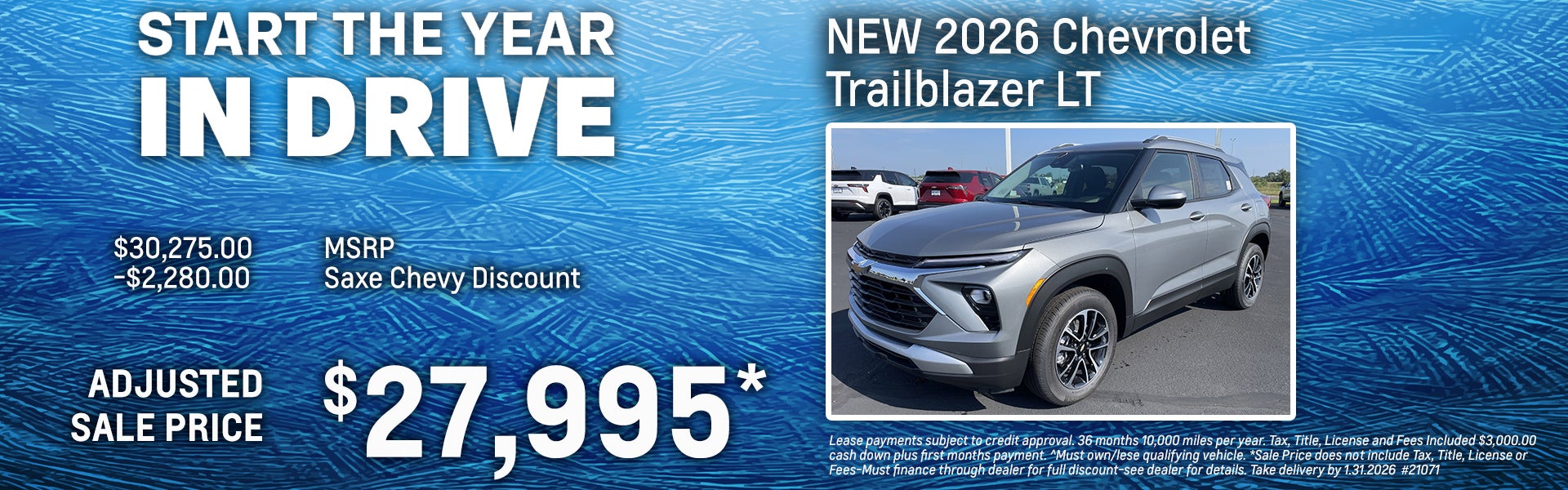 New 2026 Chevy Trailblazer