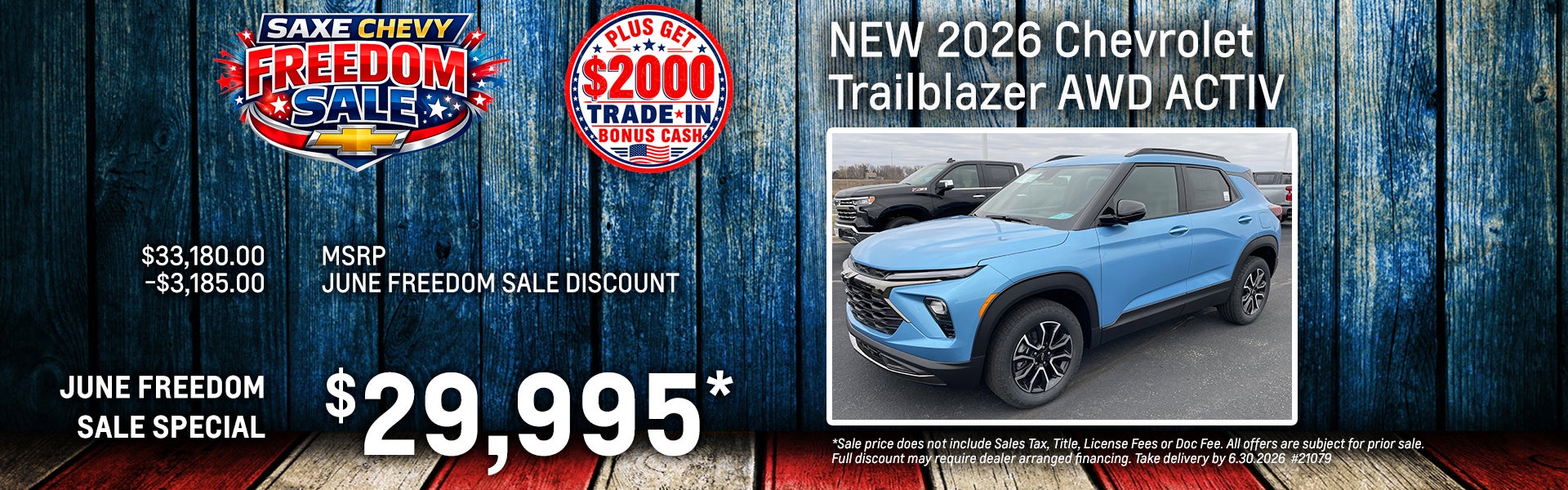 New 2026 Chevy Trailblazer AWD
