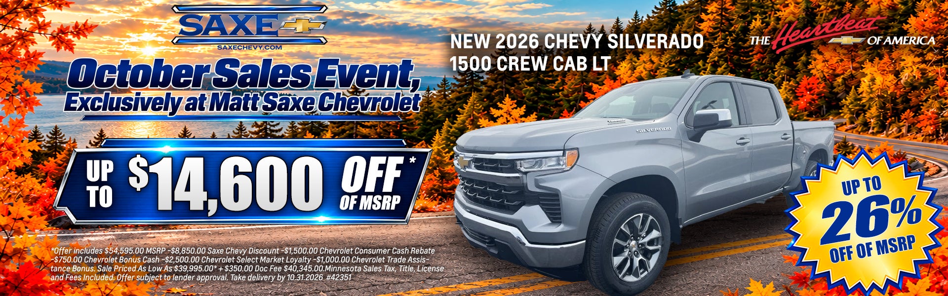 New 2026 Chevy Silverado Crew