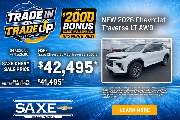 New 2026 Chevy Traverse