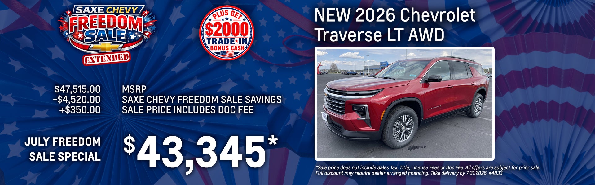 New 2026 Chevy Traverse