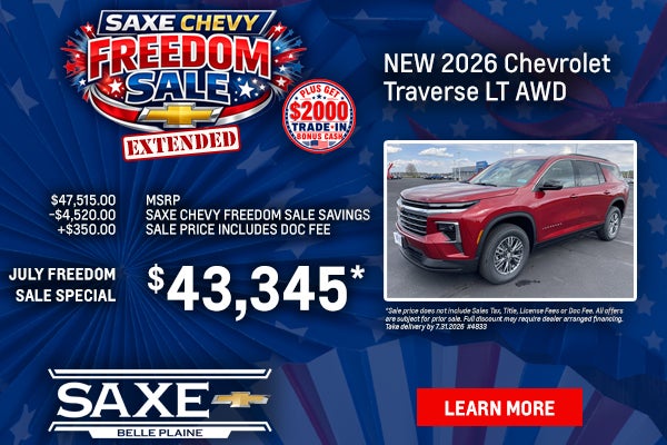New 2026 Chevy Traverse
