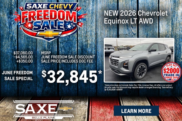 New 2026 Chevy Equinox LT AWD