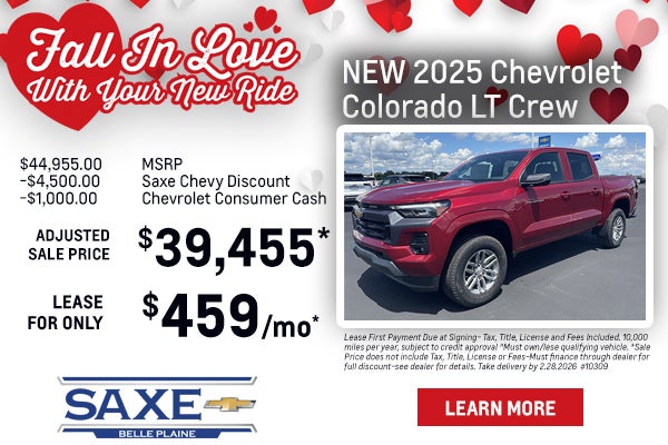 NEW 2025 Chevy Colorado Crew