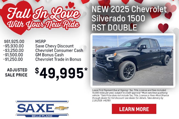 New 2025 Chevy Silverado RST Dbl